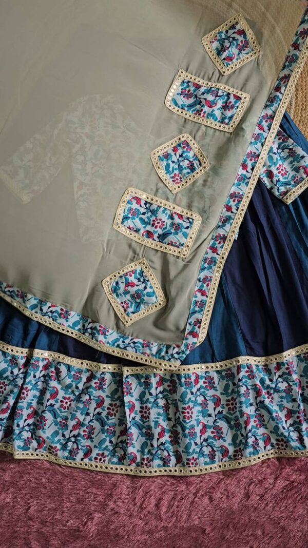 Pansro Women Gulmohar Rayon Lehenga Set - Image 7